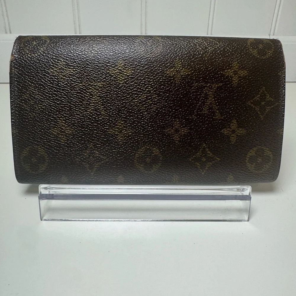 Louis Vuitton Monogram Coated Canvas Continental Wallet COA